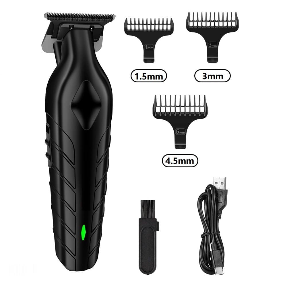 Aparador De Barba Kit De Máquina De Cortar Cabelo Recarregável Aparador De Pelos E Cortador De Cabelo À Prova D'Água
