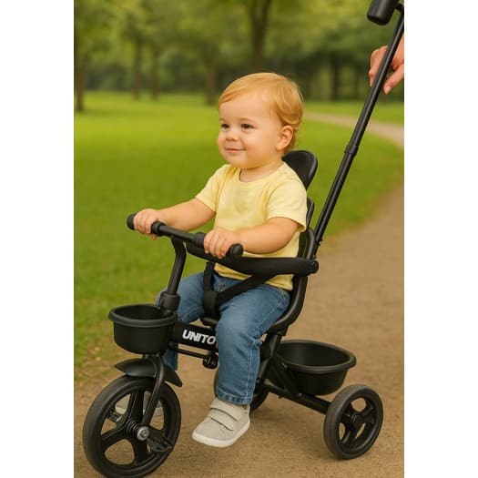 Triciclo Bicicleta Carrinho Passeio Viagem Quadriciclo Empurra Andador Criança Patinetes