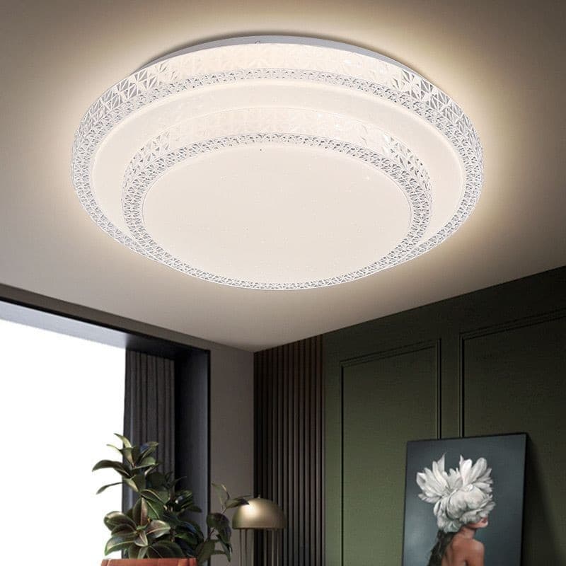 Lustre Plafon quadrado / redondo Céu Estrelado Estrela Brilho Plástico 3 Cores