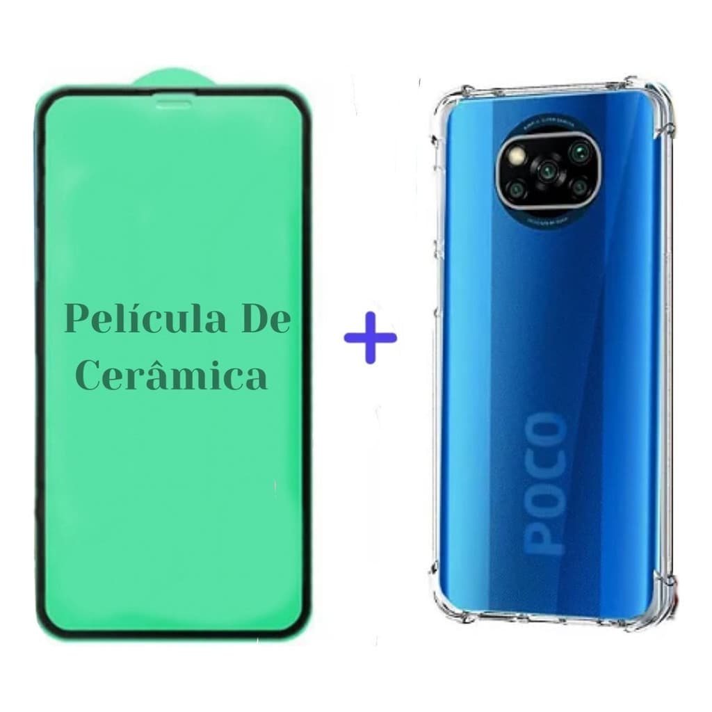 Capa + Película Cerâmica Xiaomi Poco X3 Pro