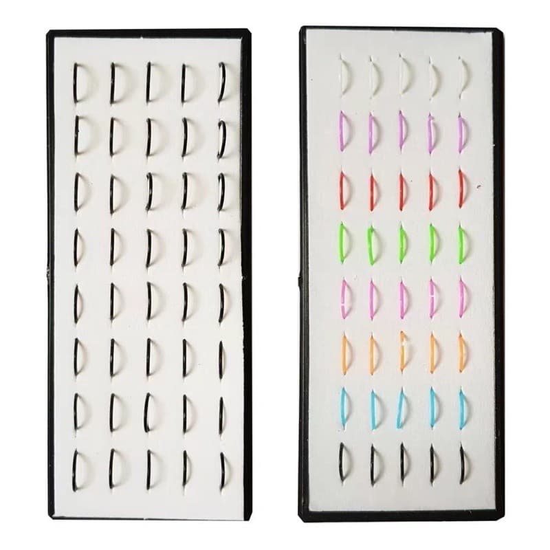 KIT 80 Piercing De Nariz Argolinha Silicone Argolas Pretas + Coloridos sortidas