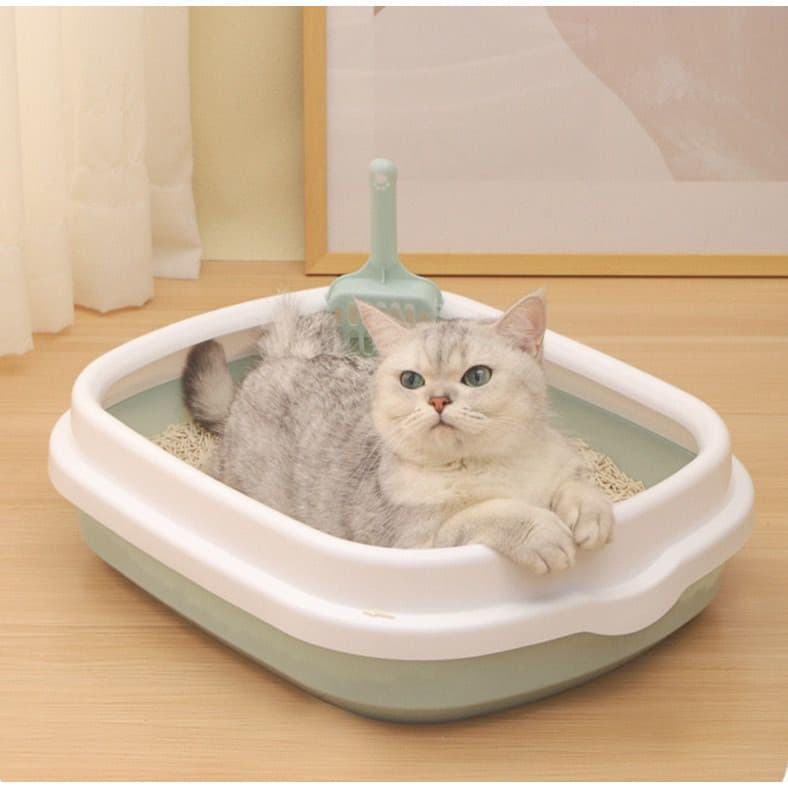 Caixa De Areia Grande Para Gatos Pet Banheiro Higiênico