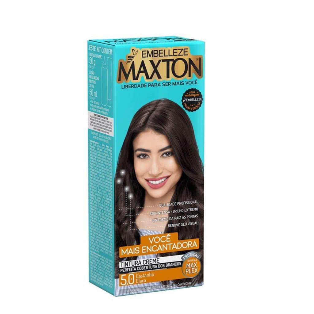 TINTA MAXTON 5.0 CASTANHO CLARO