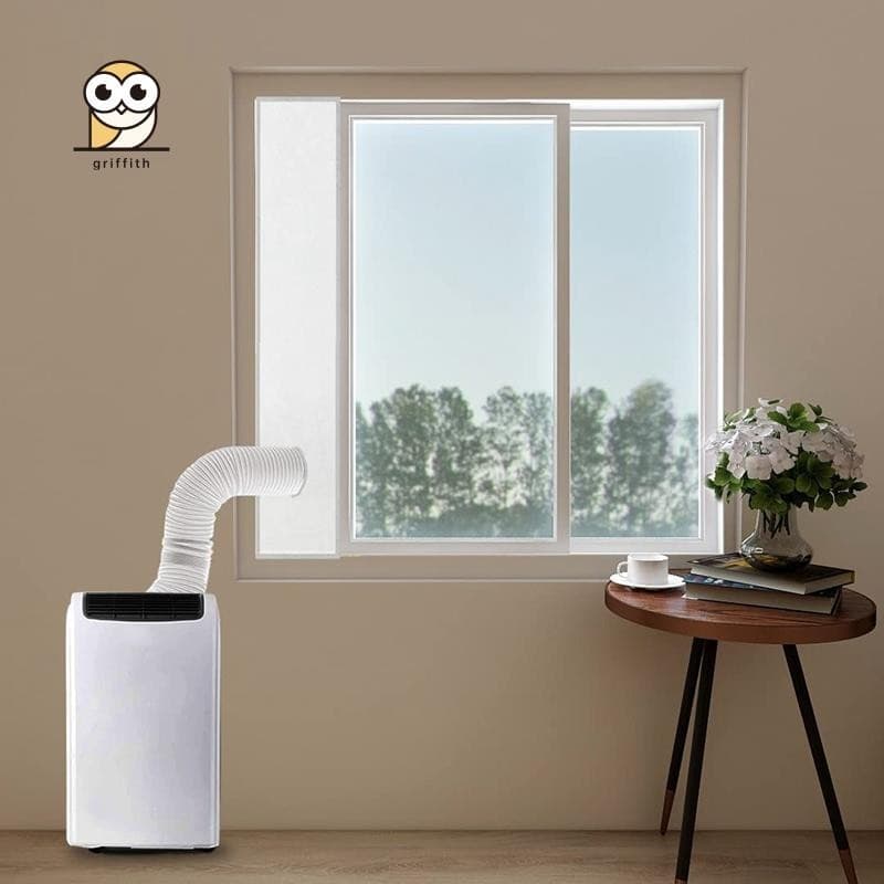 Peças De Ar Condicionado Portátil-Kit De Janela Ac Ventilação Porta Deslizante