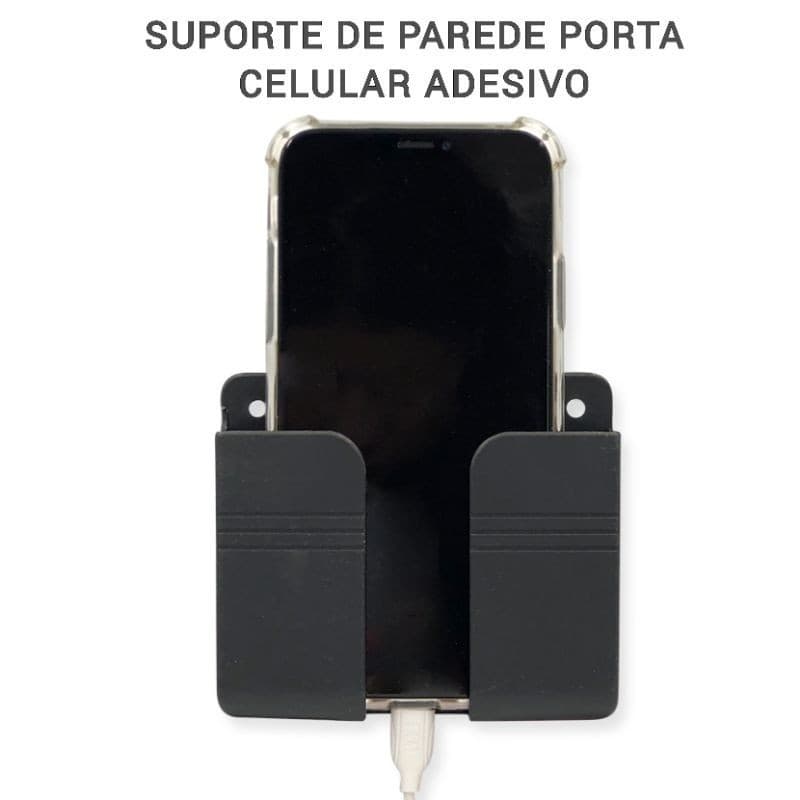 Suporte Celular Parede Porta Cel Multiuso Fixação Adesivo Universal