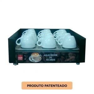 Aquecedor de xícaras médio até 12 de café Steel Art 220V