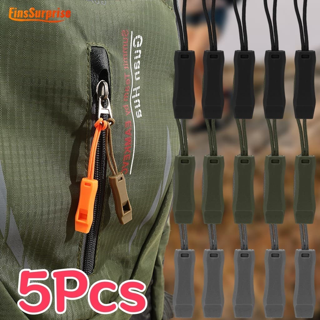 Apito De Sobrevivência Para Líder Ao Ar Livre Seguro Multiuso-Corda Traseira Com Zíper Chave De Mochila Compacta Que Eco