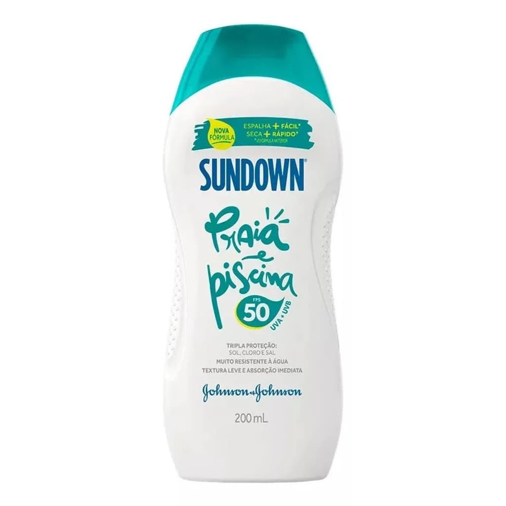 Protetor Solar Sundown Praia Piscina Fps50 200ml