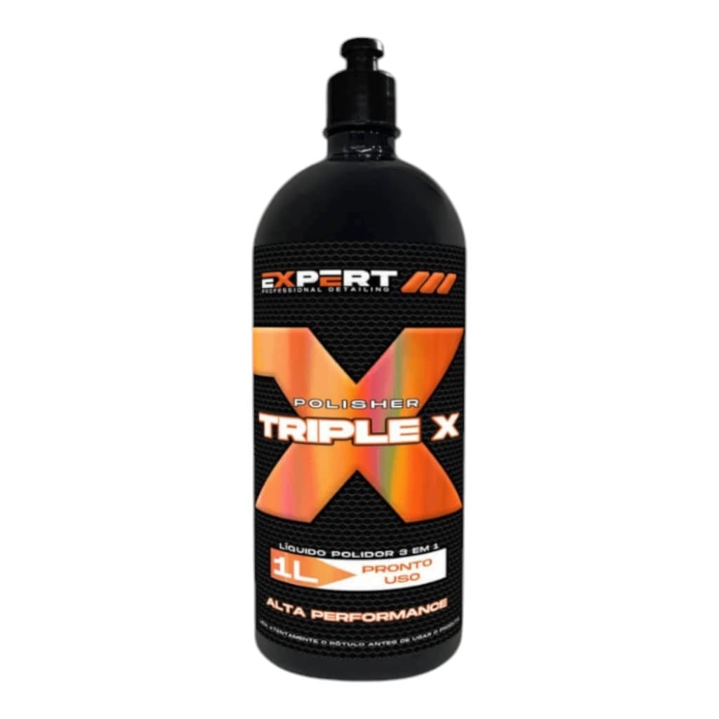 Liquido Polido Automotivo 3 Em 1 Polisher Triple X 1l Expert