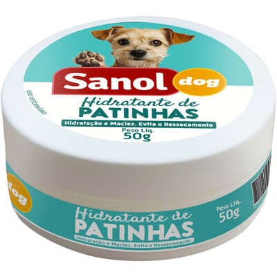 Hidratante de patinhas Sanol Dog 50g