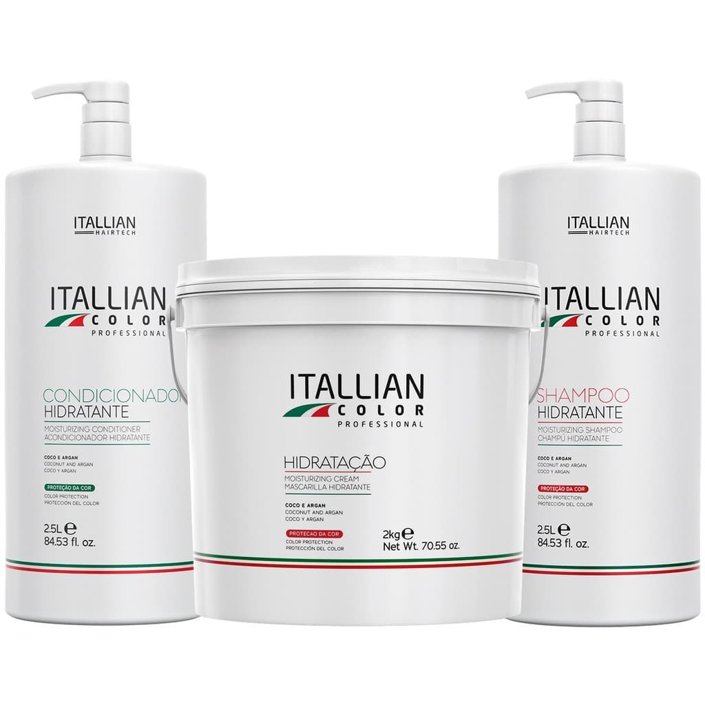 KIT SHAMPOO E CONDICIONADOR 2,5 LTS HIDRATAÇÃO 2KG