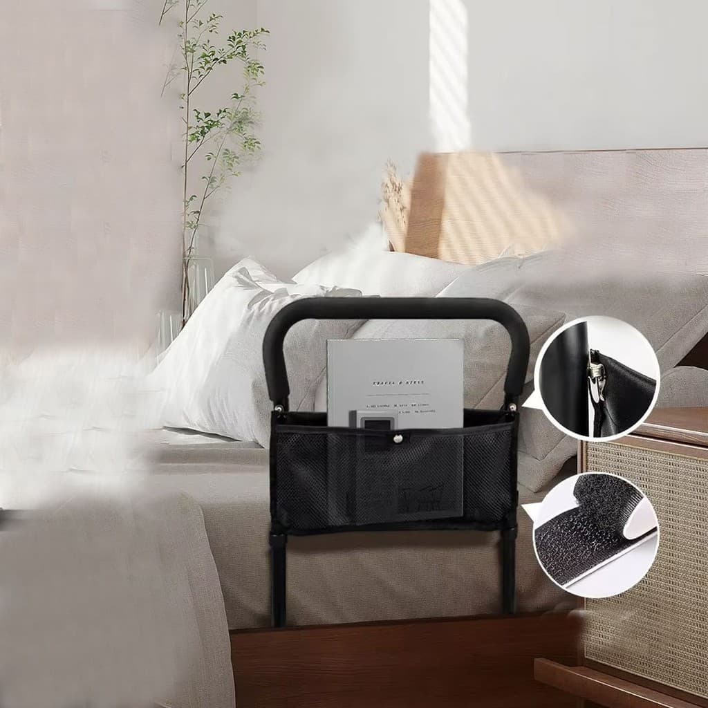 Barra de Apoio Cama Lateral Grade Segurança Proteção para Idoso Criança
