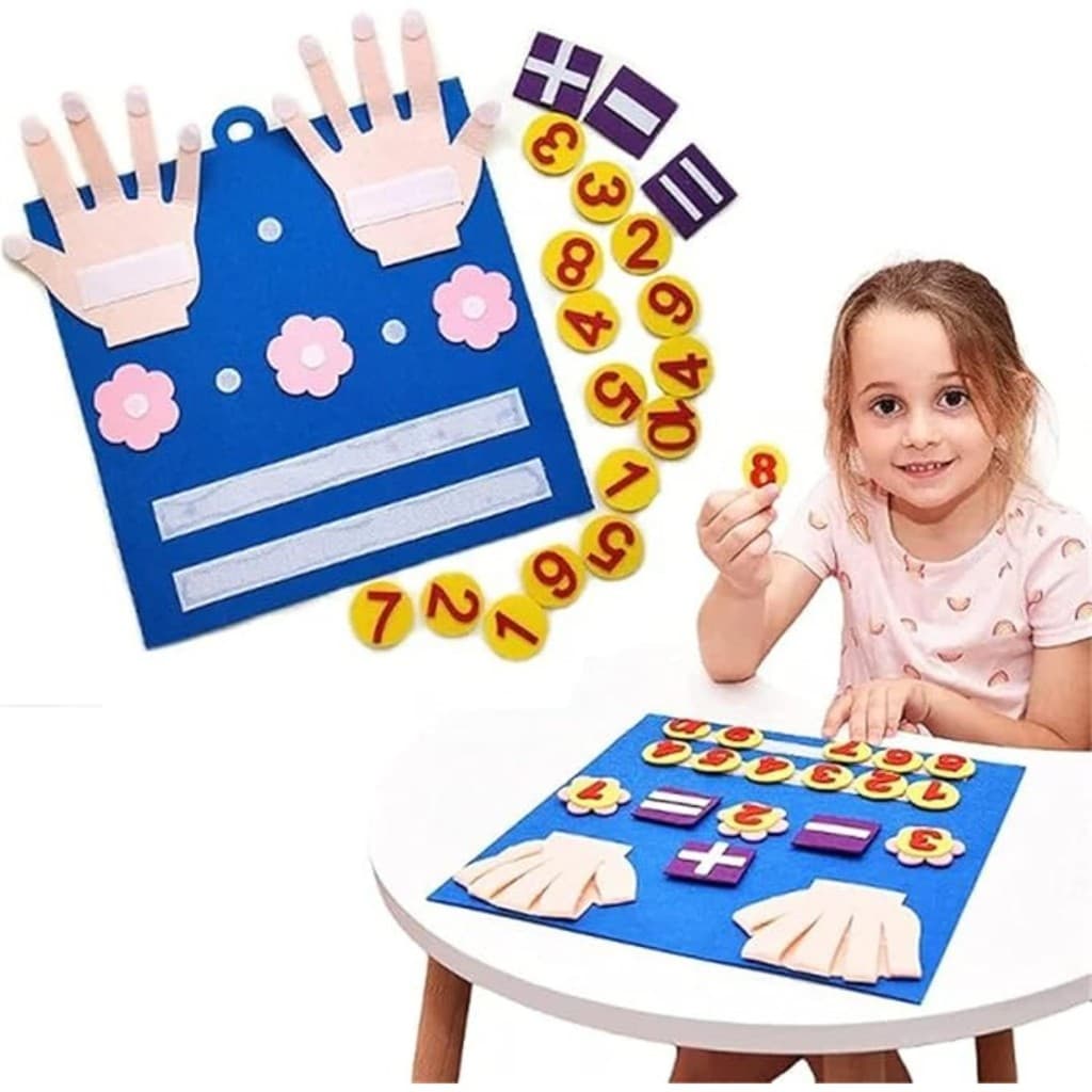 Painel Sensorial Brinquedo Educativo Montessori Matemática Infantil Aprendizagem Didático Interativo Bebê Criança