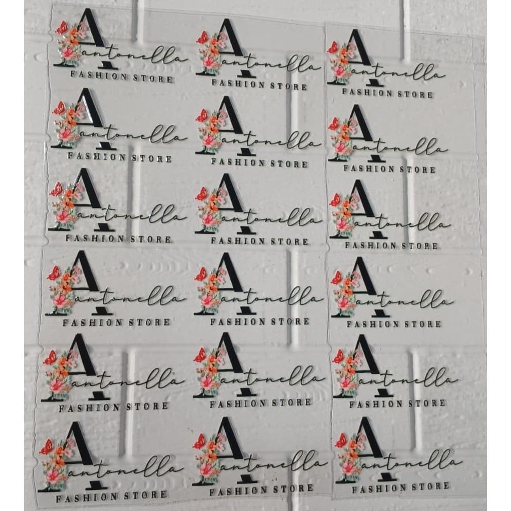 FOLHA com Adesivo De Transferência UV DTF Personalizado - 28x19cm