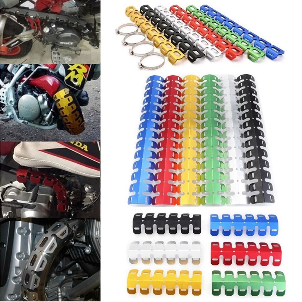 Silenciador De Escapamento Universal Para Motocicleta , Proteção Térmica , Capa De Isolamento De , Chopper Bobber , Pers