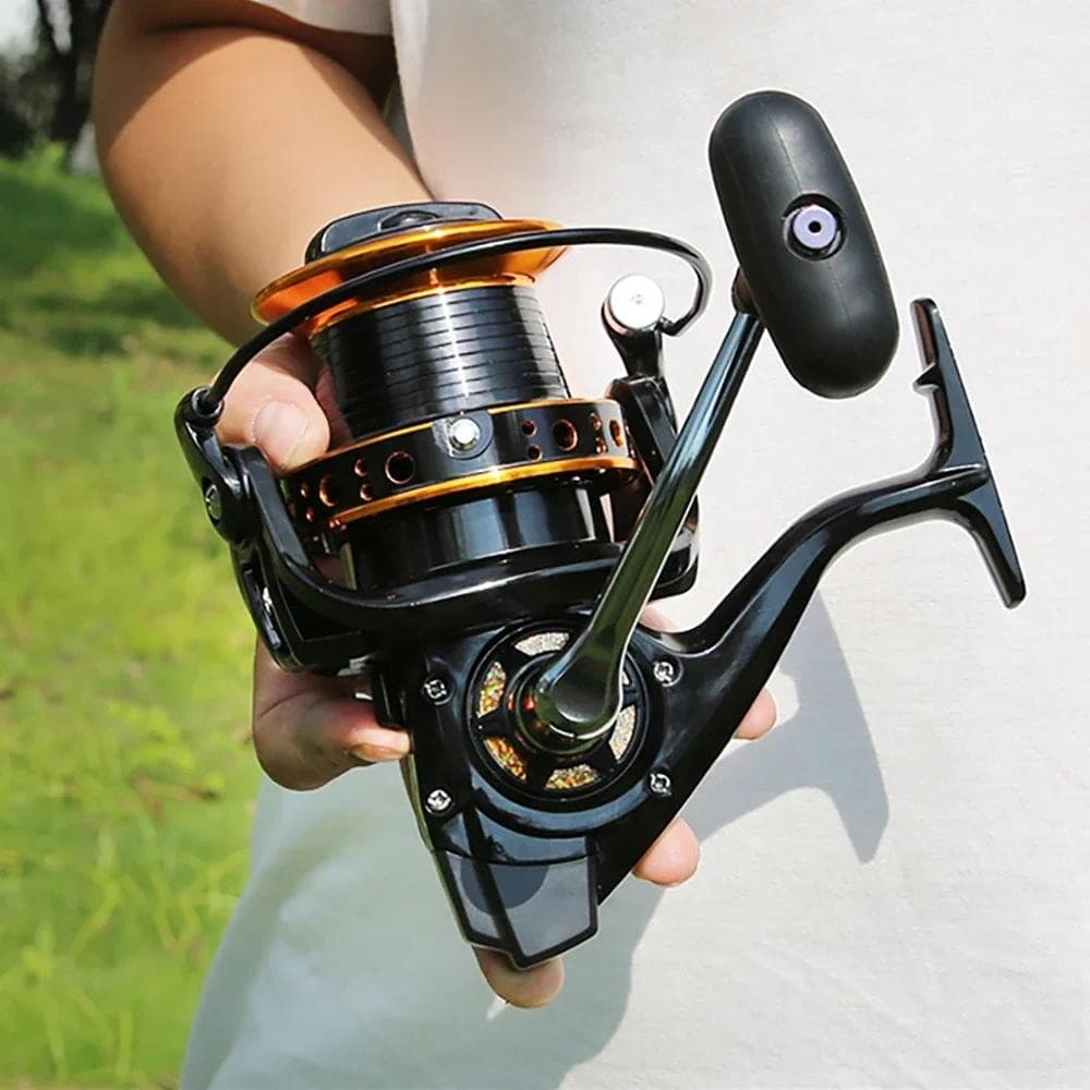 Carretel De Pesca Giratório Série 9000/10000/12000 , Potência De Arrasto 20-30KG , Ideal De Alta Resistência Para Água S