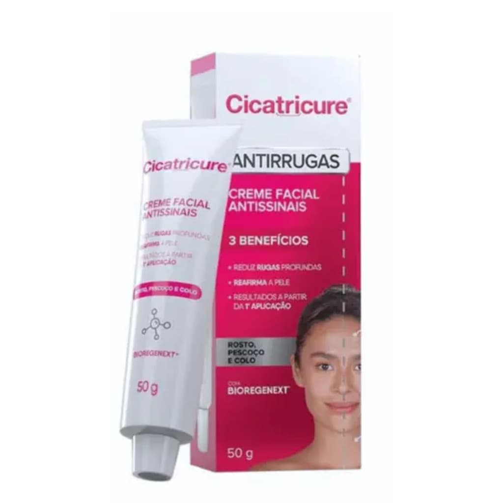 Creme Facial Antissinais Bio-regenext Cicatricure 50g