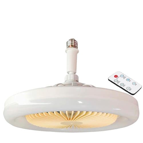 Ventilador de Teto com Lâmpada LED de 30w Bivolt com Controle Remoto