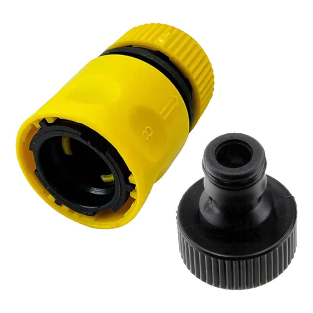 Conector Engate Rápido para Mangueira 1/2" + Conector para Torneira 3/4 -Original Karcher 93021320