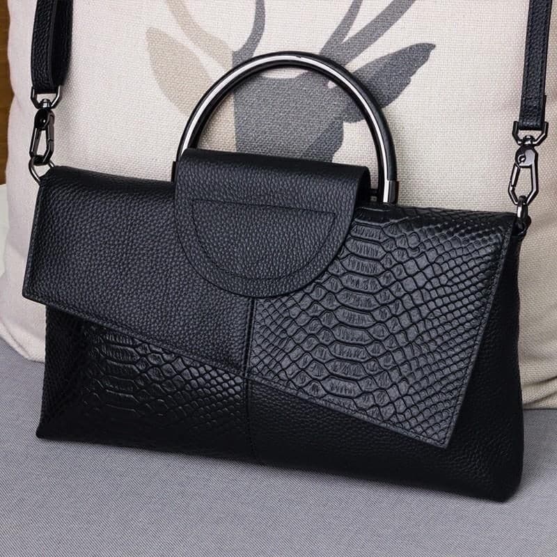 Bolsa de couro genuíno bolsa feminina 2024 grande capacidade banquete bolsa senhoras moda elegante saco do mensageiro pe