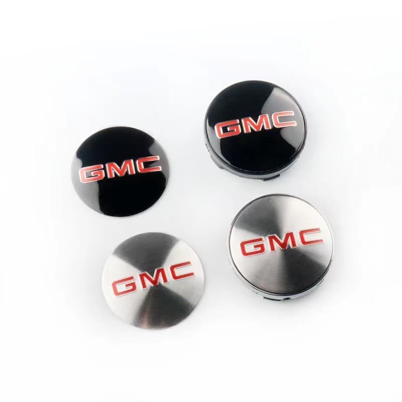 Adesivo decorativo para calota central de roda de carro, adesivo decorativo de modificação GMC, diâmetro de 56,5MM, ades