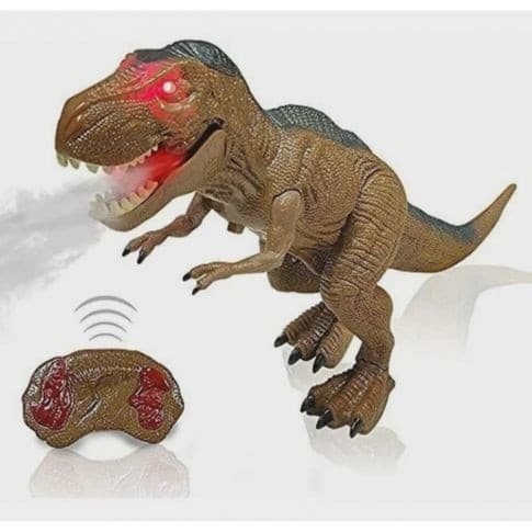 Dinossauro Beast Alive Poderoso Tirano com Som, Movimento e Solta Vapor Candide