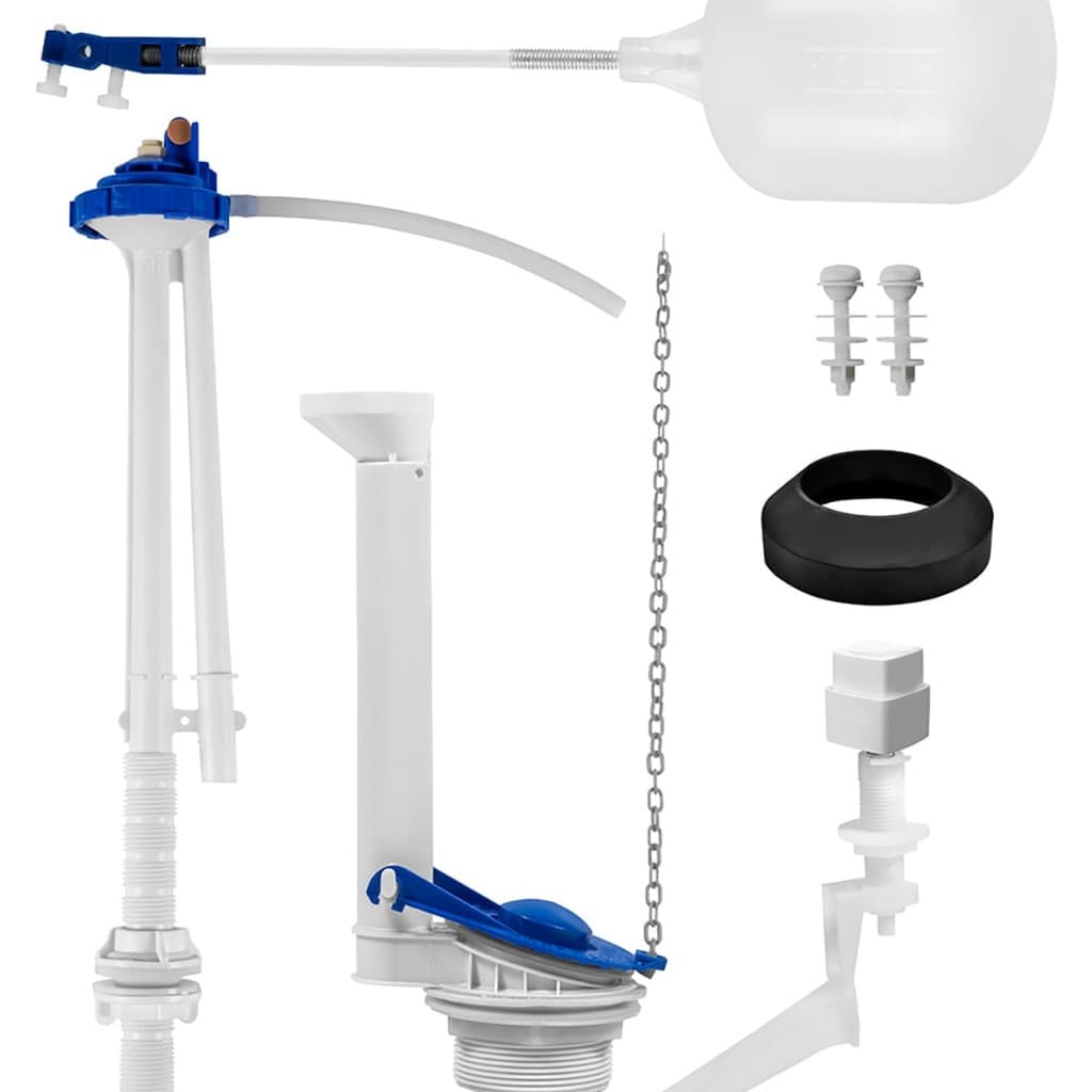 Kit Completo Caixa Acoplada Astra Acionamento Lateral Branco