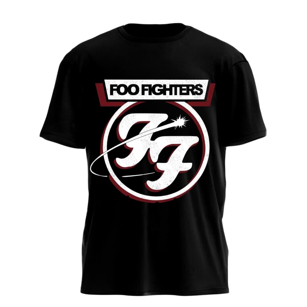 Camiseta Foo Fighters Rock Bits Camiseta Banda Foo Fighters