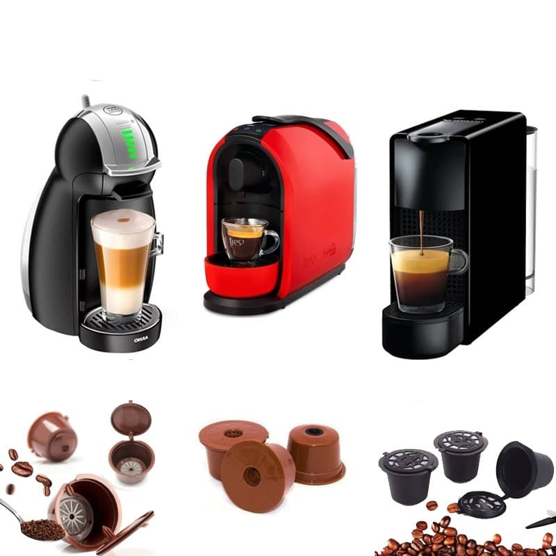 Cápsula café reutilizável Três corações/Dolce Gusto/Nespresso