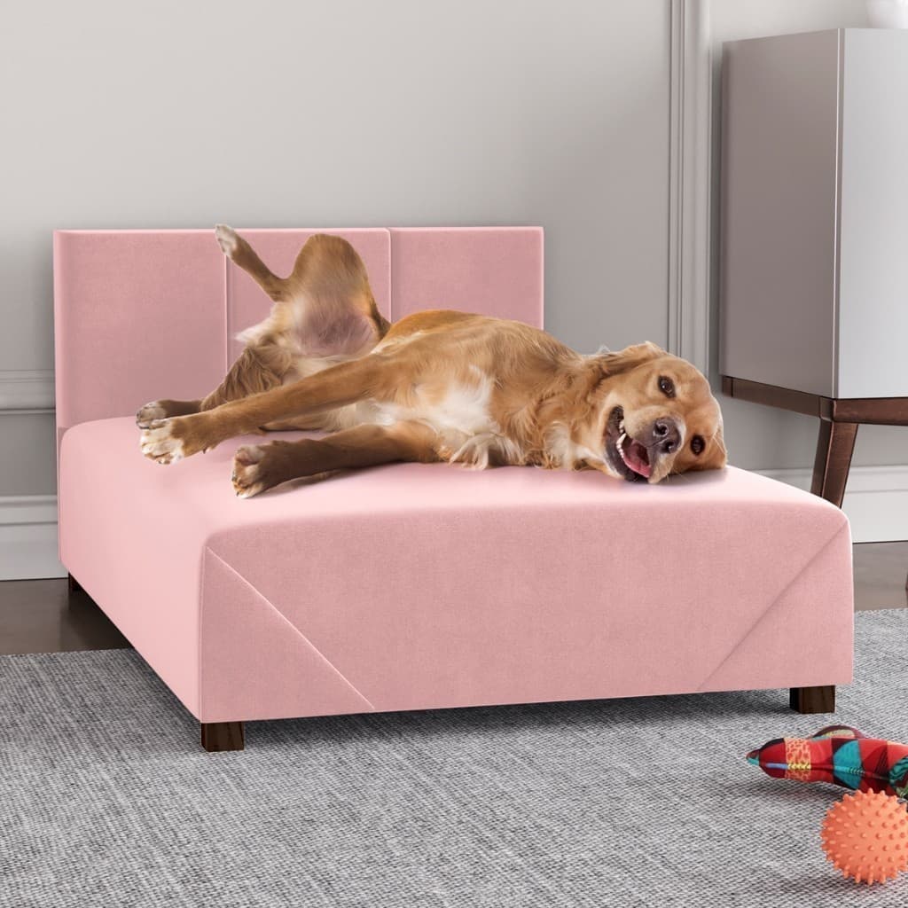 Caminha para Cachorro Box Pet D-23 Confortavél com Cabeçeira para Gatos e Cachorros 60cm