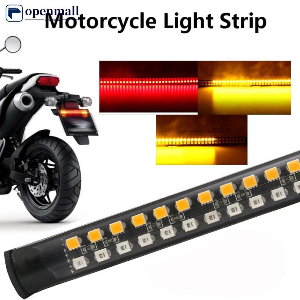 OMALL Faixa De Barra De Luz Para Motocicleta , Freio Traseiro , De Sinalização De Mudança De Água Fluida 60/90/120 LED I