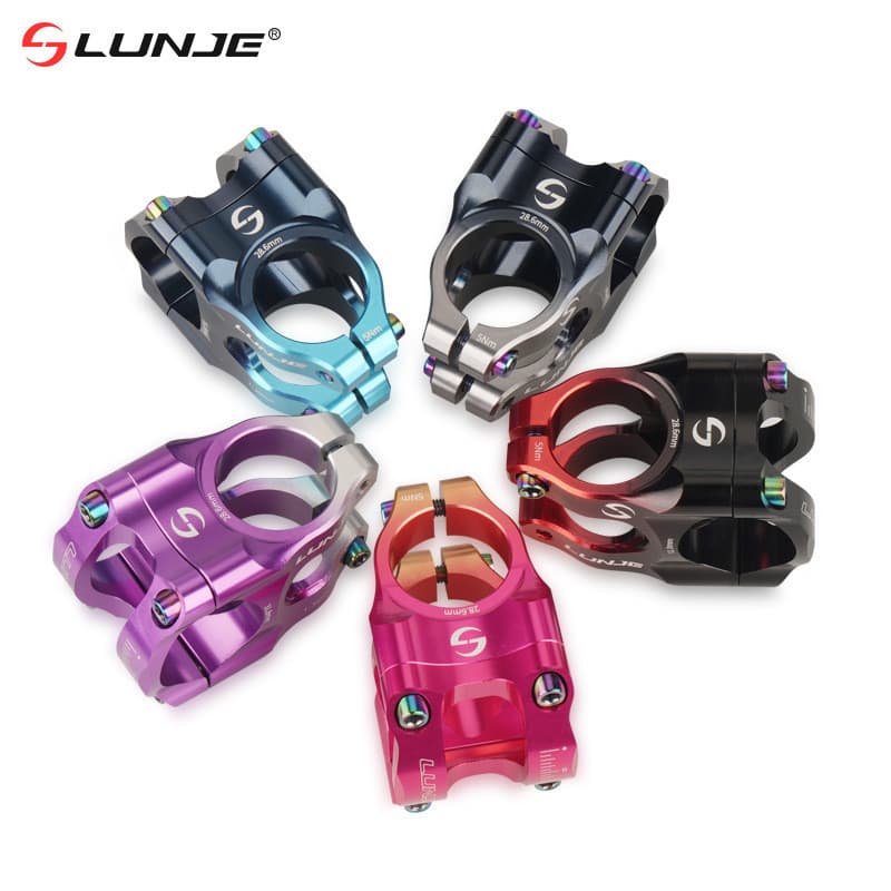 Lunje Mountain bike CNC ultra-leve punho da liga de alumínio 31.8*35mm downhill equitação riser
