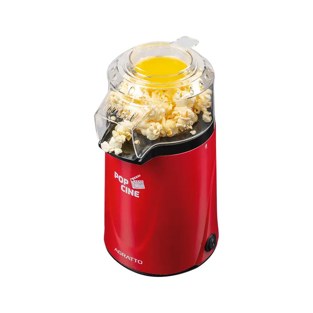 Pipoqueira Elétrica com Dosador PopCine 220V 1200W Vermelha - Agratto