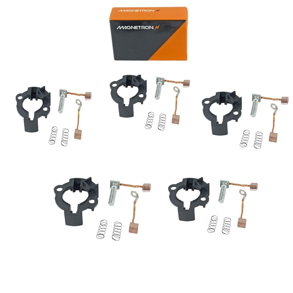 Kit 5 Suporte Escova Partida Biz 125 2006 a 2024 Cg 150 2004 a 2015 Cg 160 Fan 2016 2017 2018 2023