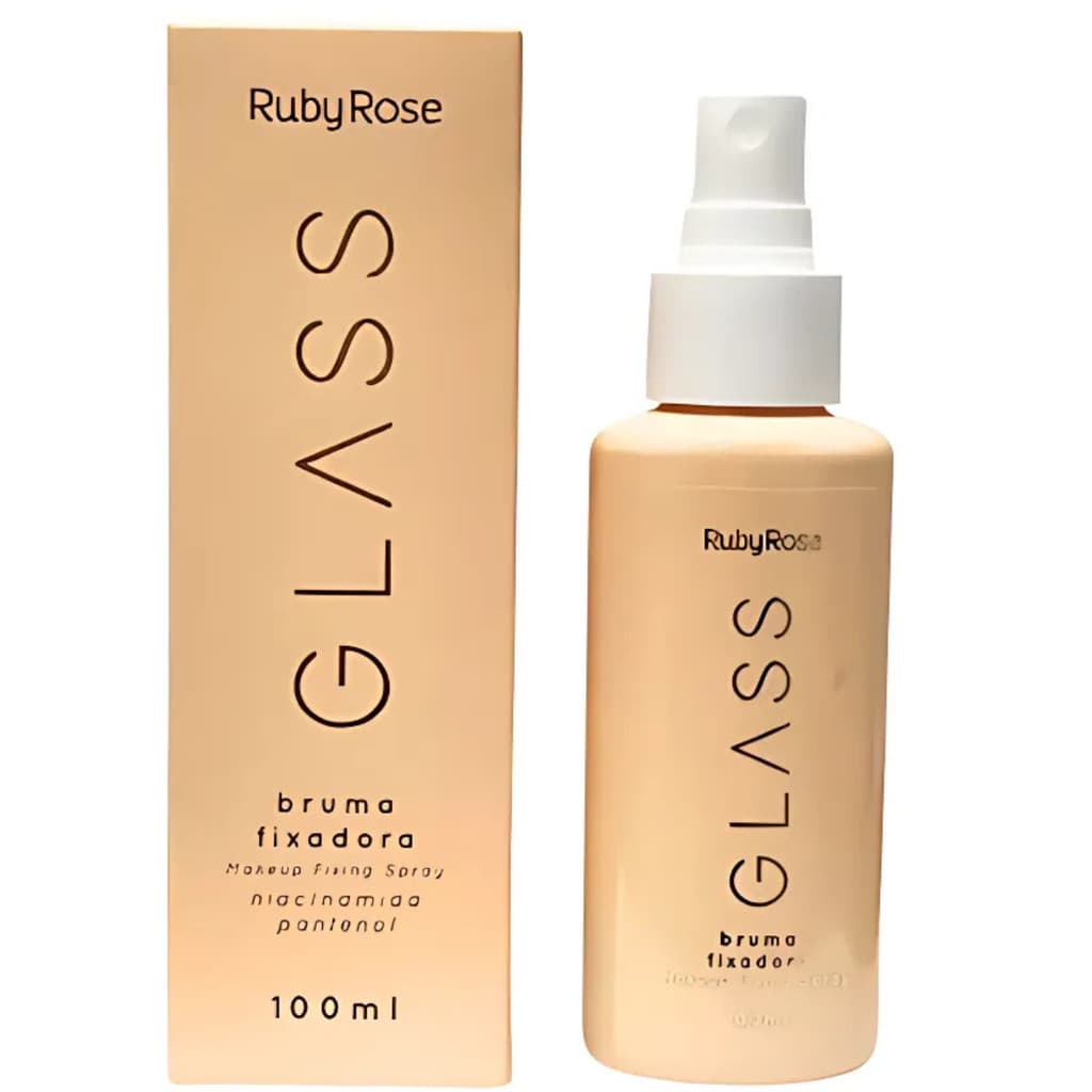 BRUMA FACIAL FIXADORA GLASS HB343 RUBYROSE