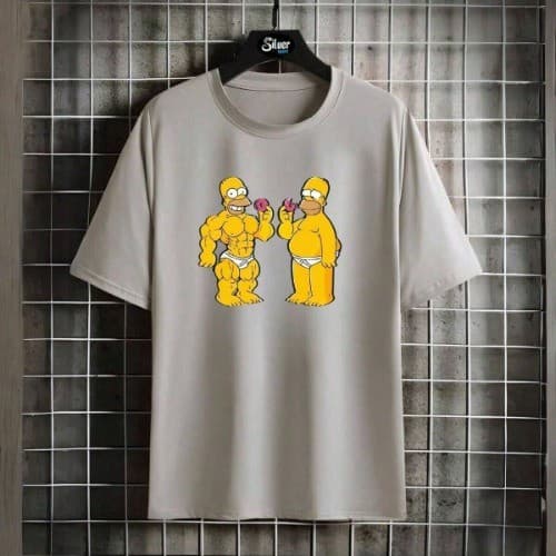 Camiseta Masculina homer simps Personalizada 100% Algodão T-Shirt Camisa Blusa Masculino Anime Animação