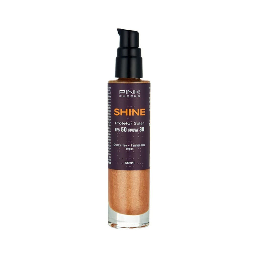Shine Protetor Solar Dry Oil FPS50 FPUVA30 Pink Cheeks 50ml