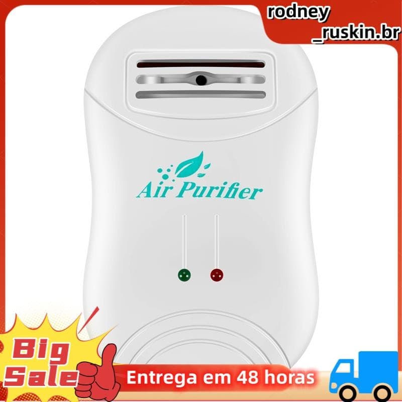 Purificador De Ar Ionizador Para Casa Gerador De Íons Negativos Remover Formaldeído Fumaça Purificação De Poeira Desodor