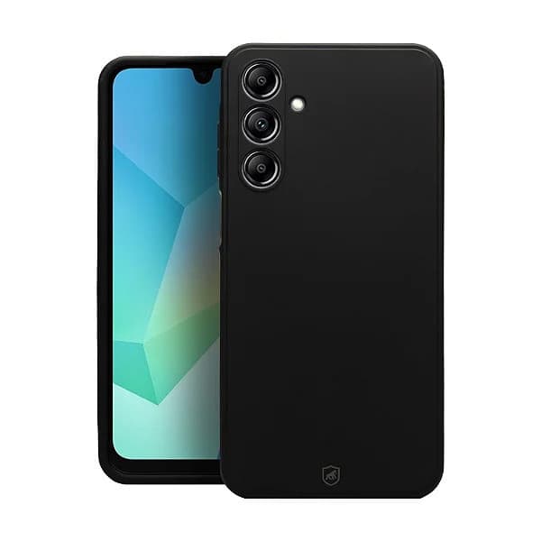 Capa Case Aveludada Preta Com Proteção Câmera Para Samsung Galaxy A17 5G