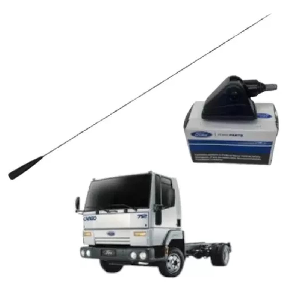 Antena Radio + Base Teto Ford Cargo Medio/ Pesado 06/19 Original