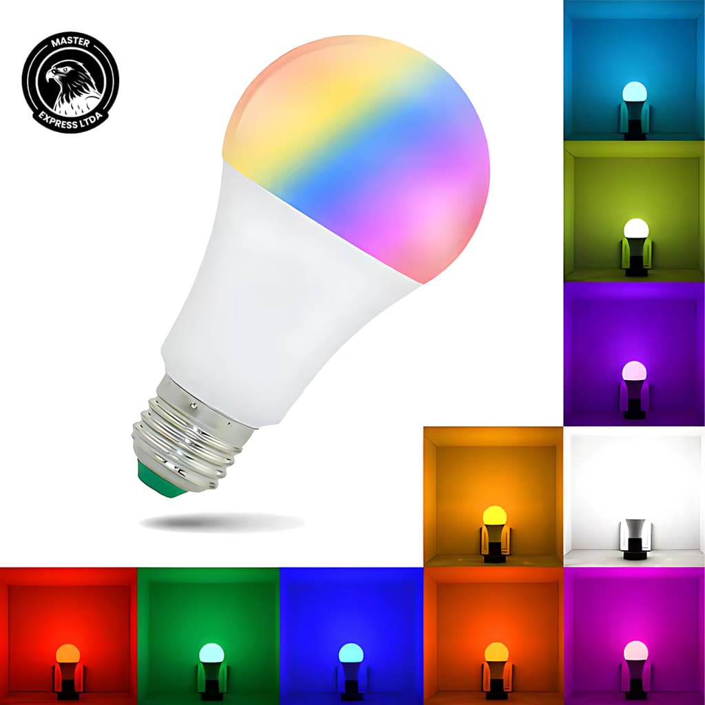 Lâmpada Inteligente Rgb Smart Life Tuya Para Alexa E Google Assistant 10 Watts