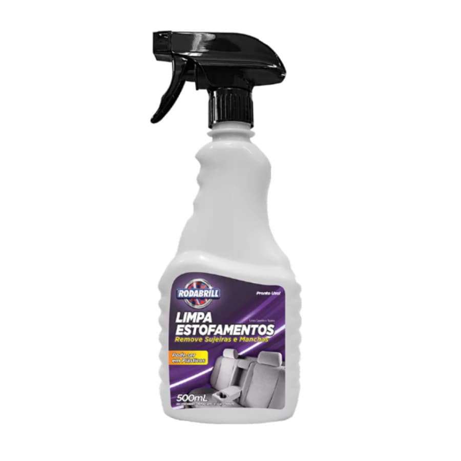 Limpa Estofamentos Rodabrill  500ml  Bancos Tecidos Carpetes