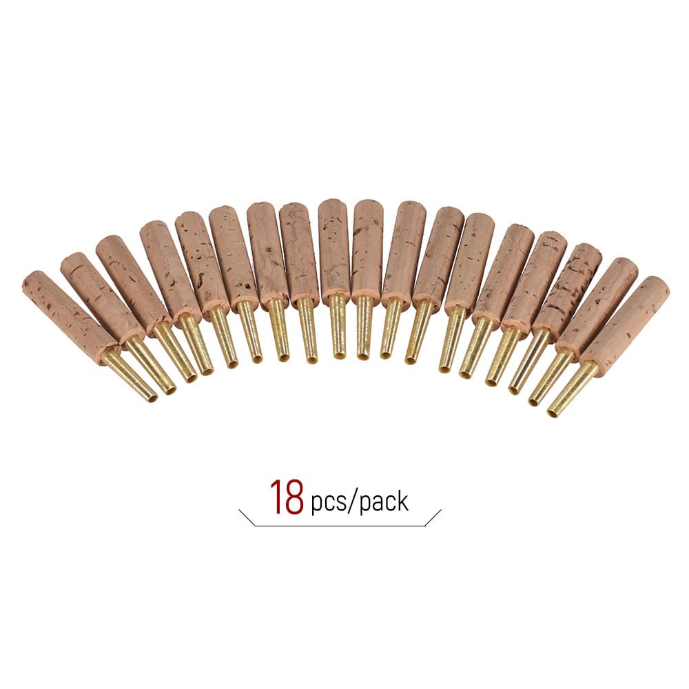 Peças De Tubos De Grampo De Palhetas De Oboé 47 Mm Com Caixa De Plástico , 18 Unidades/Pacote