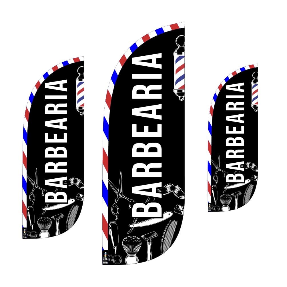 Wind Banner Barbearia D. Face SOMENTE TECIDO 2,0m Fly Flag