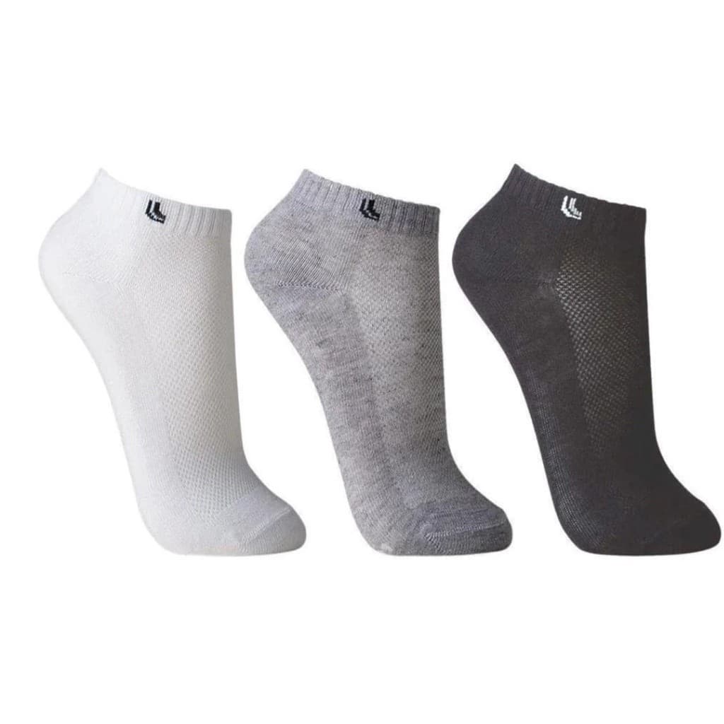 Kit Lupo de 6 Pares de Meias Esportivas Cano Curto Unissex - Algodão Ajuste Perfeito 33 ao 44