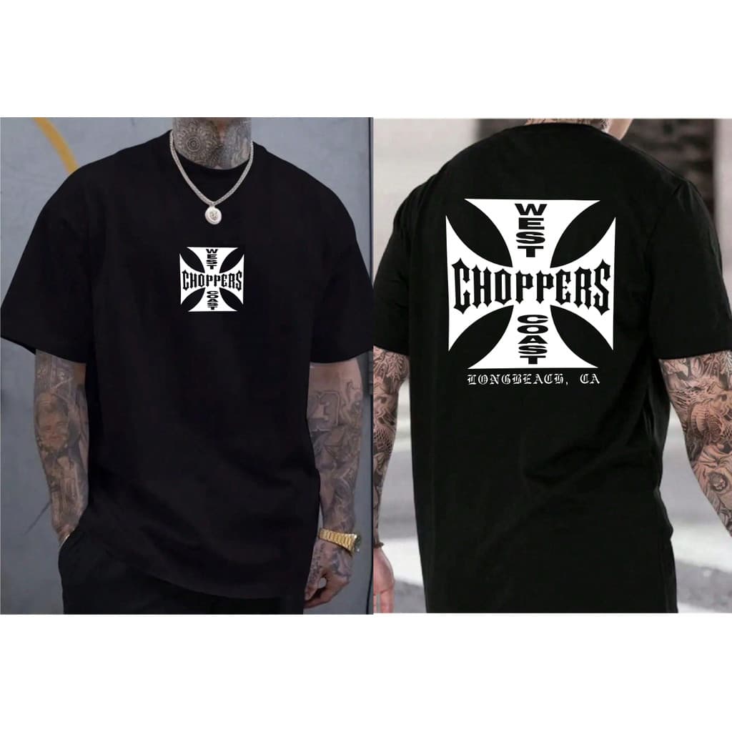 Camiseta Masculina West Coast Choppers Paul Walker Velozes e Furiosos Brian O'Conner Camisa  100%  Algodão Premium