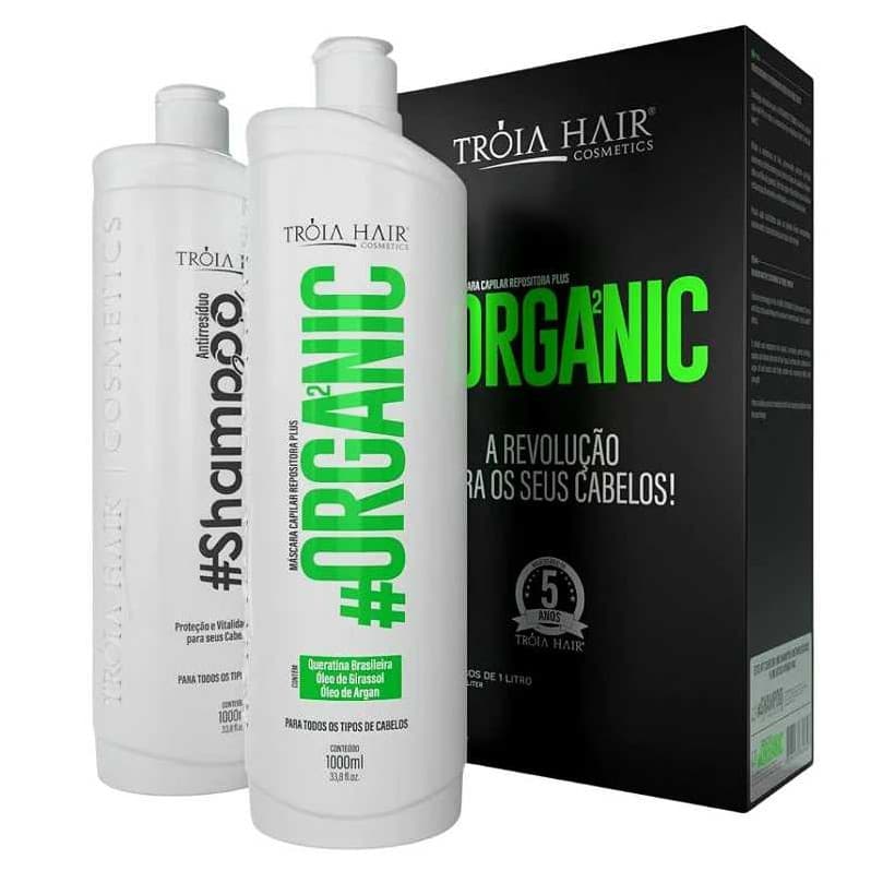 Kit Progressiva Organica Original Tróia Hair 2x1L