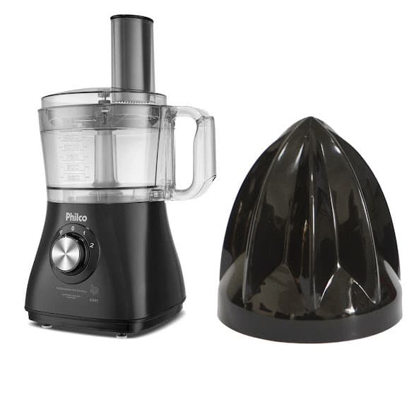 CONE ESPREMEDOR DE FRUTA MULTIPROCESSADOR PHILCO ALL IN ONE | COR: PRETO | NOVO
