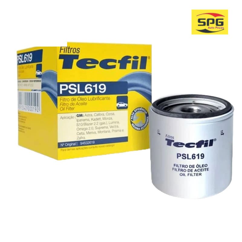 PSL619 Filtro de óleo linha GM Corsa Celta Prisma vectra astra montana PSL 619