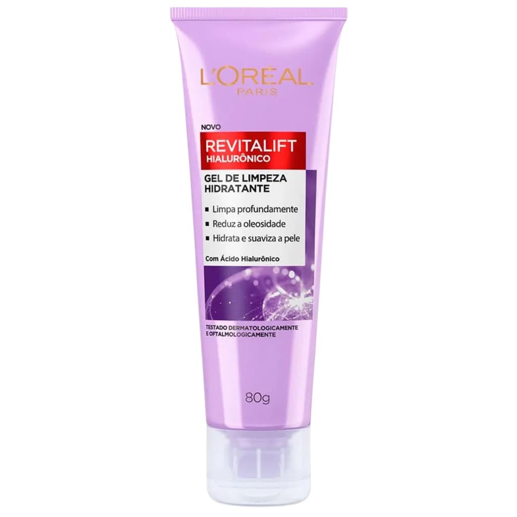 Revitalift Hialuronico Gel Limpeza Hidratante Antioleosidade AntiIdade Antissinais Ácido Hialurônico